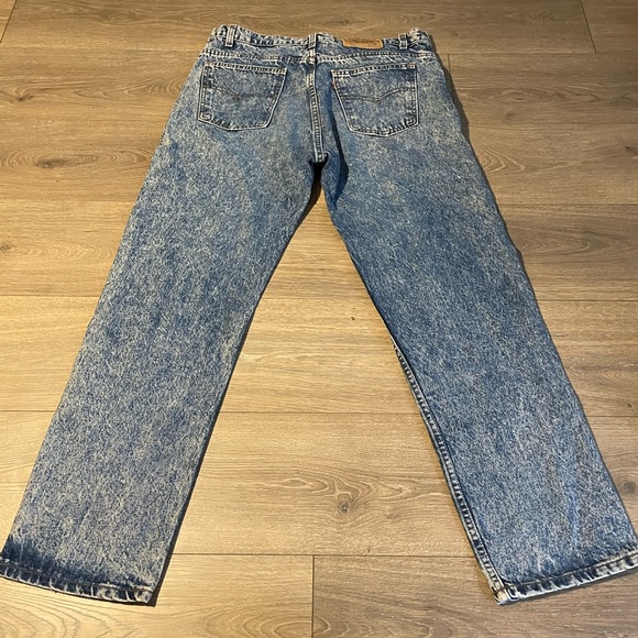 LEVIS MEN ORANGE TAB 505 ACID WASH RARE - Picture 2 of 5